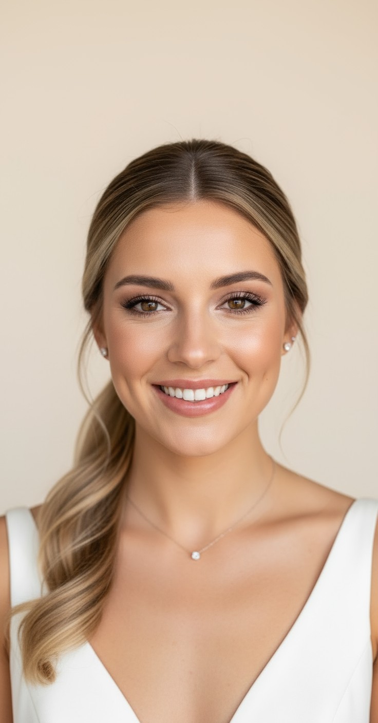 After Wedding Hair Ponytail